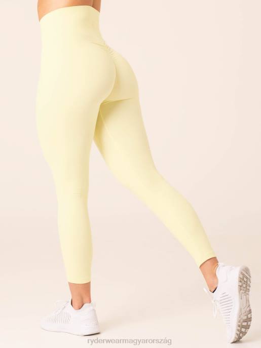 ruházat Ryderwear nkd magas derekú scrunch leggings citrom nők B48F23
