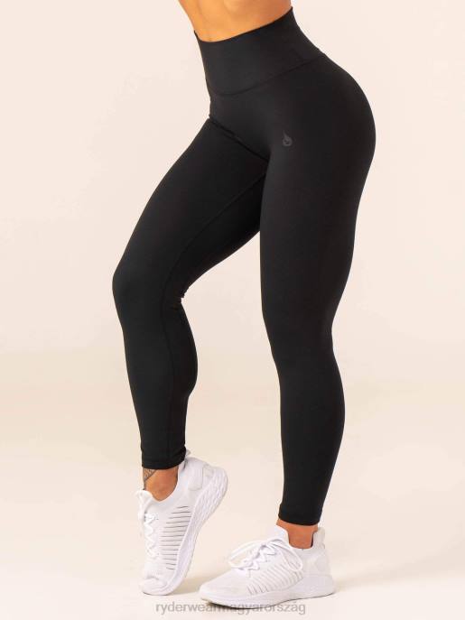 ruházat Ryderwear nkd magas derekú scrunch leggings fekete nők B48F25