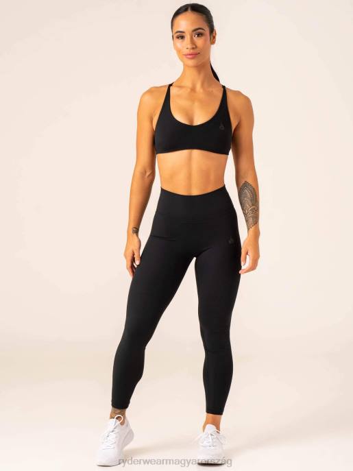 ruházat Ryderwear nkd magas derekú scrunch leggings fekete nők B48F25