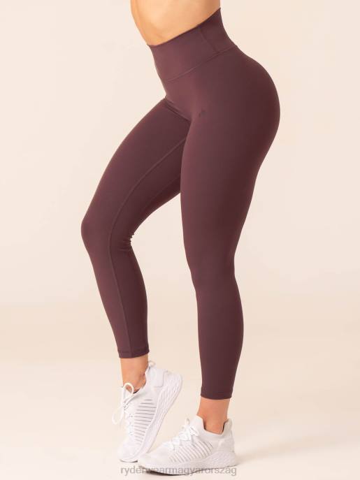 ruházat Ryderwear nkd magas derekú scrunch leggings szilva nők B48F22