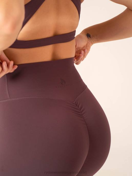 ruházat Ryderwear nkd magas derekú scrunch leggings szilva nők B48F22
