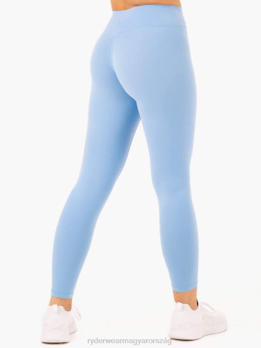 ruházat Ryderwear replay magas derekú leggings égszínkék nők B48F105