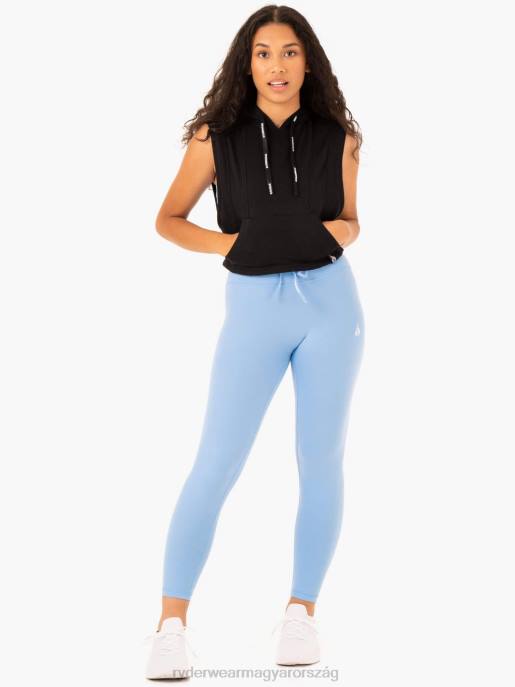 ruházat Ryderwear replay magas derekú leggings égszínkék nők B48F105