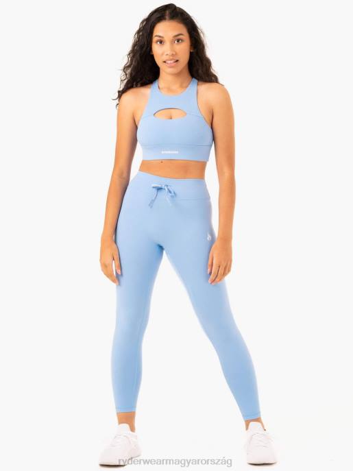 ruházat Ryderwear replay magas derekú leggings égszínkék nők B48F105