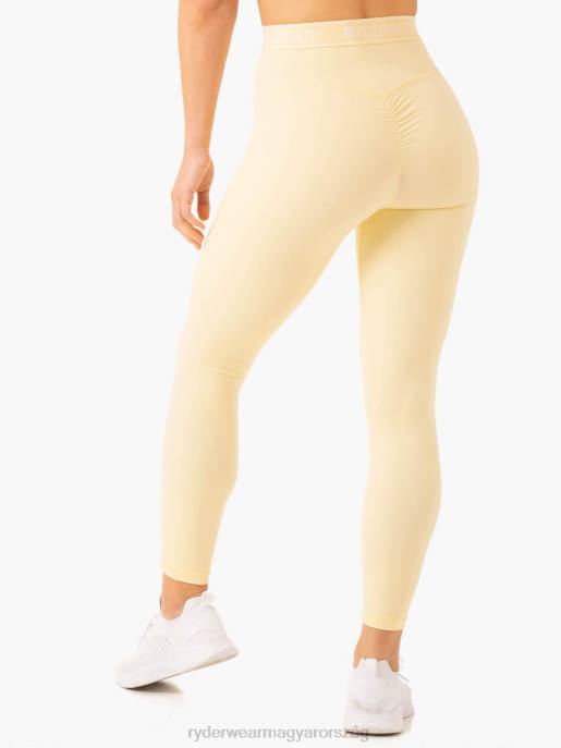 ruházat Ryderwear szinttel feljebb magasított derekú scrunch leggings vaj nők B48F73