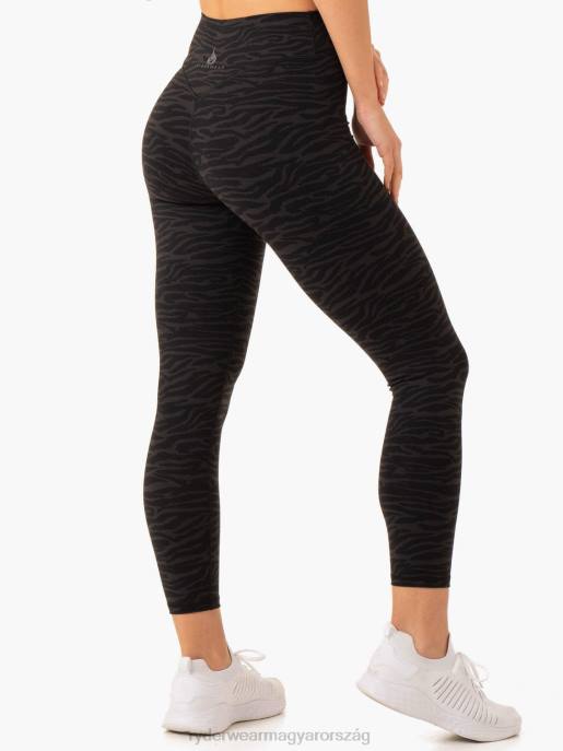 ruházat Ryderwear átalakítja a magas derekú leggingseket fekete zebra nők B48F70