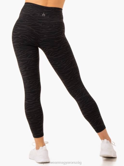 ruházat Ryderwear átalakítja a magas derekú leggingseket fekete zebra nők B48F70