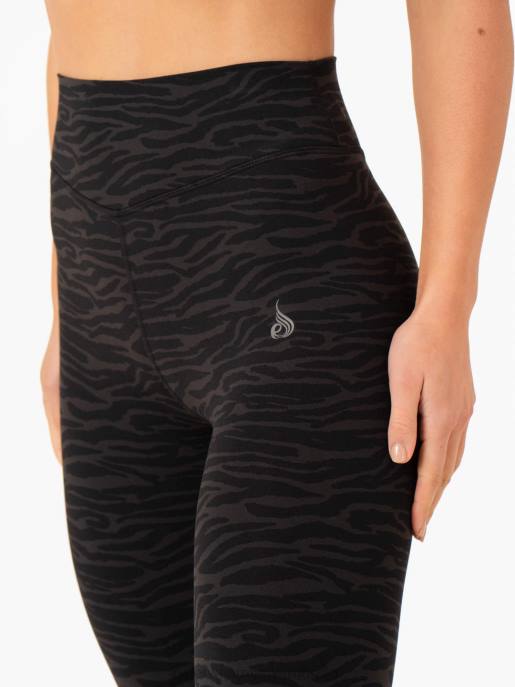 ruházat Ryderwear átalakítja a magas derekú leggingseket fekete zebra nők B48F70