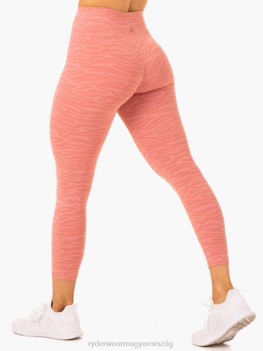 ruházat Ryderwear átalakítja a magas derekú leggingseket rózsaszín zebra nők B48F68