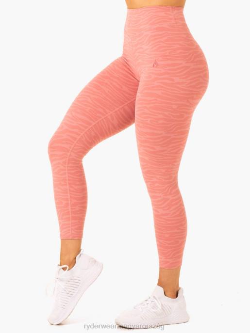 ruházat Ryderwear átalakítja a magas derekú leggingseket rózsaszín zebra nők B48F68