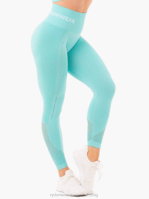 ruházat Ryderwear varrat nélküli kapcsos leggings aqua márga nők B48F169