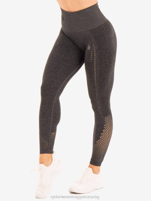 ruházat Ryderwear varrat nélküli kapcsos leggings szénmárga nők B48F178