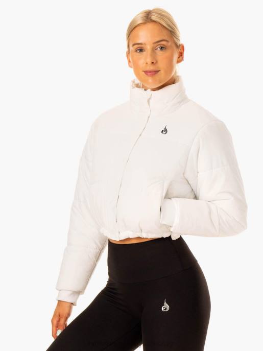ruházat Ryderwear apex pufi kabát fehér nők B48F910