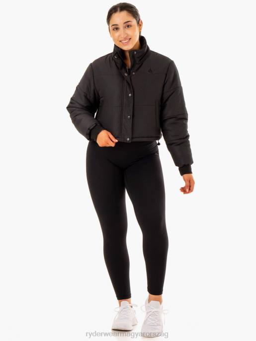 ruházat Ryderwear apex pufi kabát fekete nők B48F911
