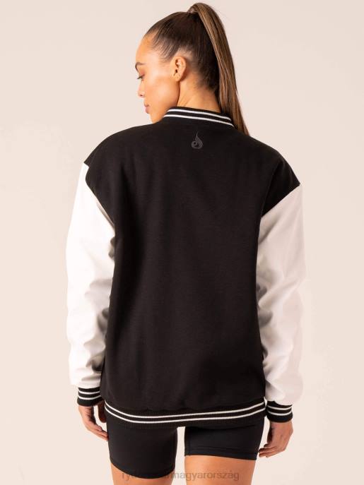 ruházat Ryderwear egyetemi bomber dzseki fekete/vanília nők B48F760