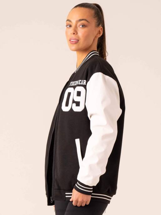 ruházat Ryderwear egyetemi bomber dzseki fekete/vanília nők B48F760
