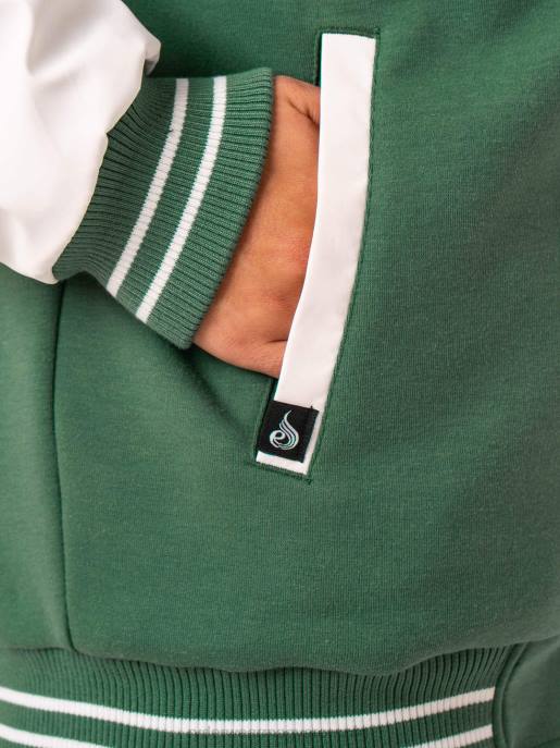 ruházat Ryderwear egyetemi bomber dzseki zöld/vanília nők B48F759