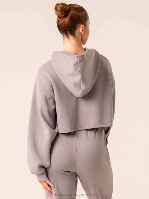 ruházat Ryderwear túlméretezett kabátot testesít meg acélszürke nők B48F757