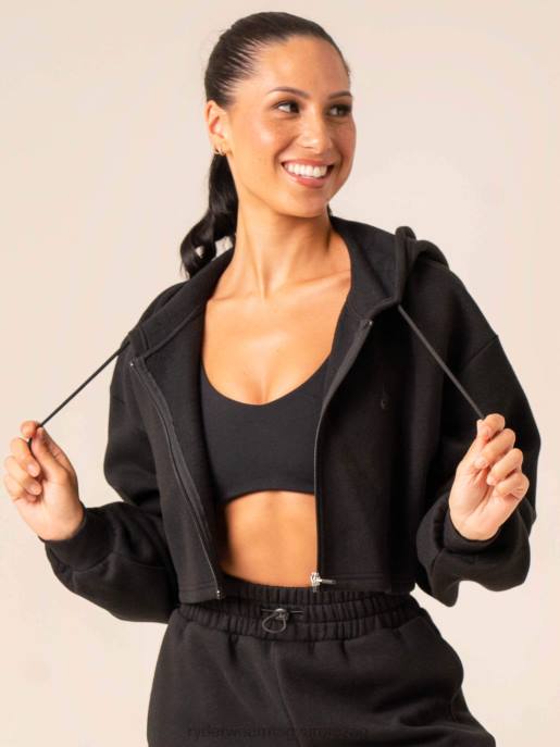 ruházat Ryderwear túlméretezett kabátot testesít meg fekete nők B48F758