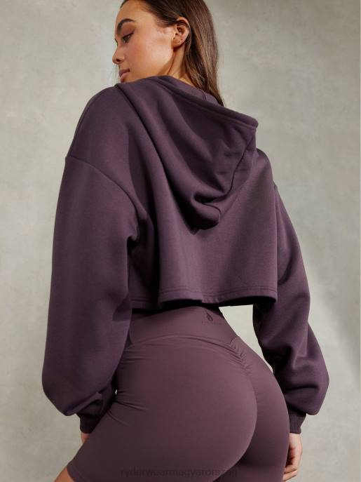 ruházat Ryderwear túlméretezett kabátot testesít meg szilva nők B48F756