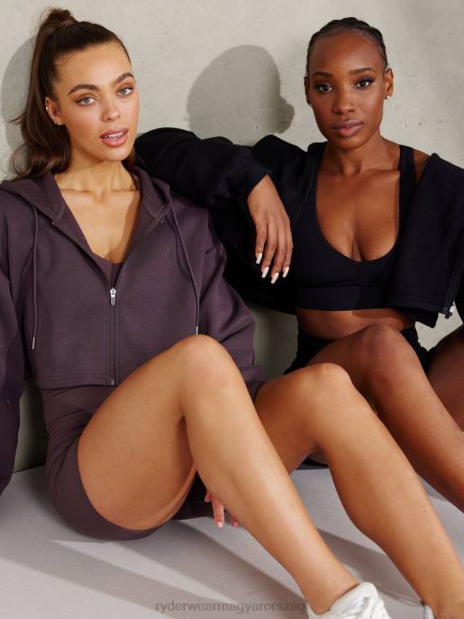 ruházat Ryderwear túlméretezett kabátot testesít meg szilva nők B48F756