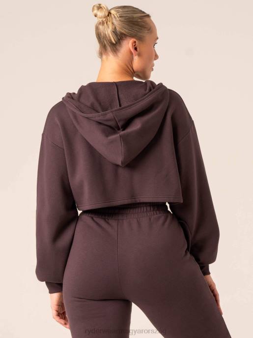 ruházat Ryderwear túlméretezett kabátot testesít meg szilva nők B48F756