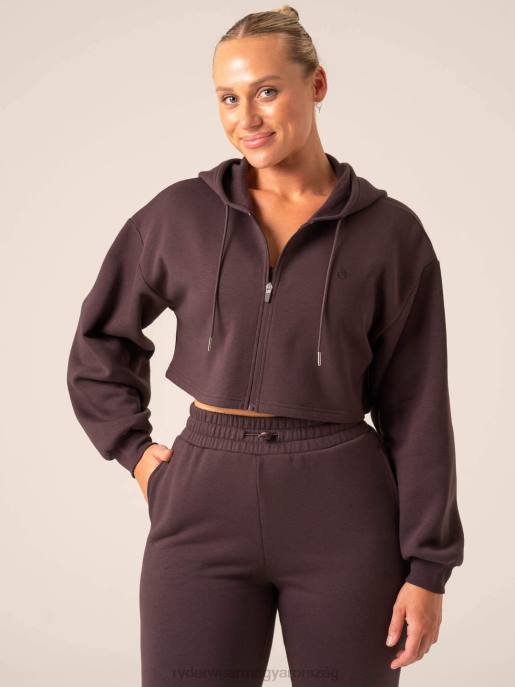 ruházat Ryderwear túlméretezett kabátot testesít meg szilva nők B48F756