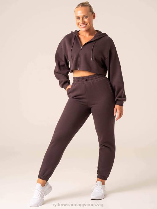 ruházat Ryderwear túlméretezett kabátot testesít meg szilva nők B48F756