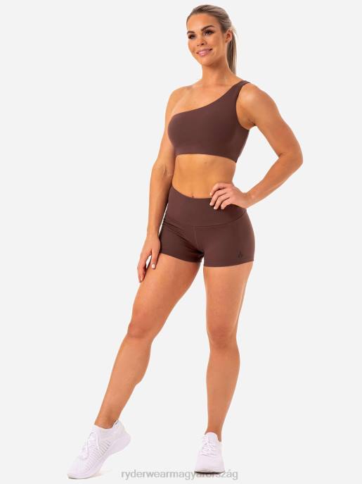 ruházat Ryderwear alkalmazkodni a magas derekú scrunch shortokhoz csokoládé nők B48F654