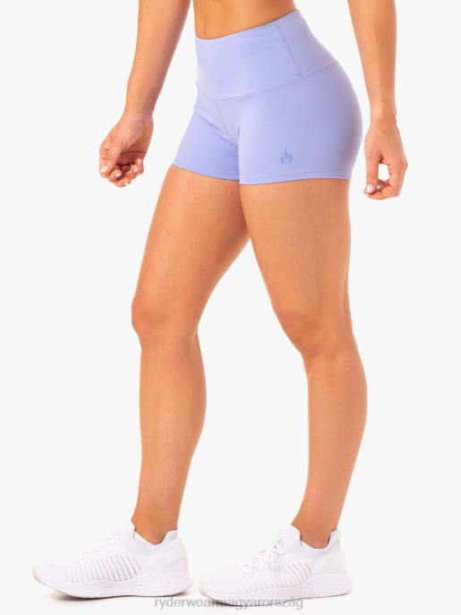 ruházat Ryderwear alkalmazkodni a magas derekú scrunch shortokhoz levendula nők B48F657