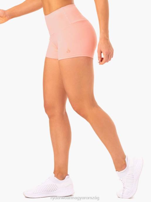 ruházat Ryderwear alkalmazkodni a magas derekú scrunch shortokhoz őszibarack nők B48F656