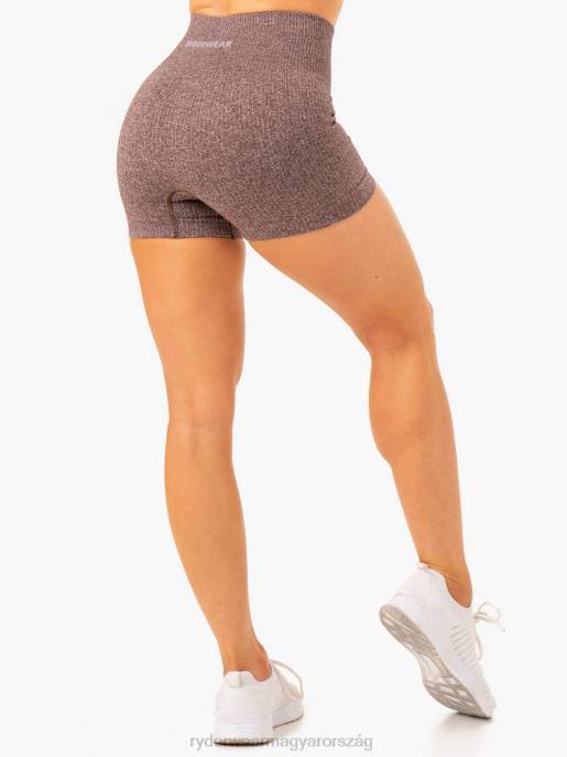ruházat Ryderwear bordás varrat nélküli rövidnadrág csokoládé márga nők B48F611