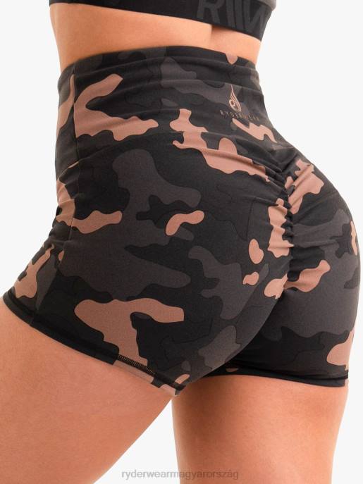ruházat Ryderwear camo scrunch bum short camo nők B48F739
