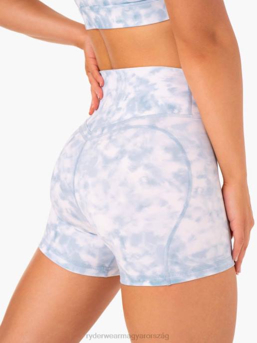 ruházat Ryderwear középhosszú rövidnadrág acélkék nyakkendőfesték nők B48F643