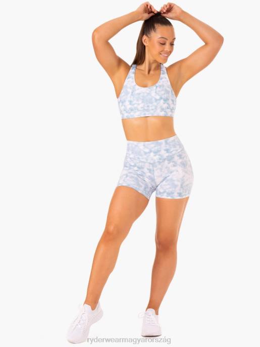 ruházat Ryderwear középhosszú rövidnadrág acélkék nyakkendőfesték nők B48F643