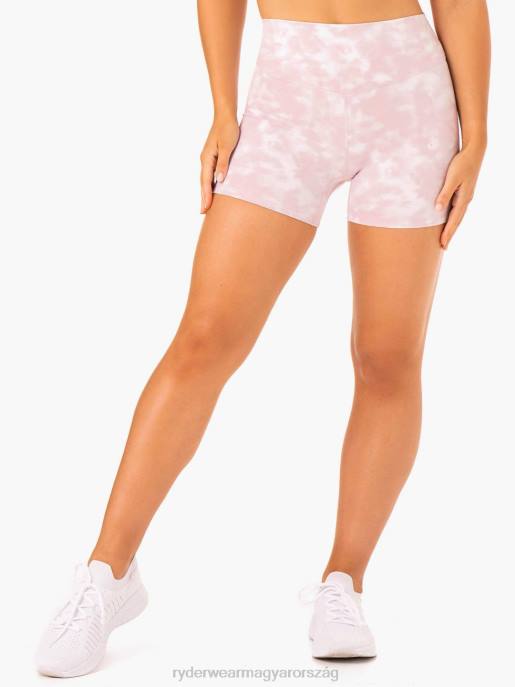 ruházat Ryderwear középhosszú rövidnadrág mályva rózsaszín nyakkendőfesték nők B48F644