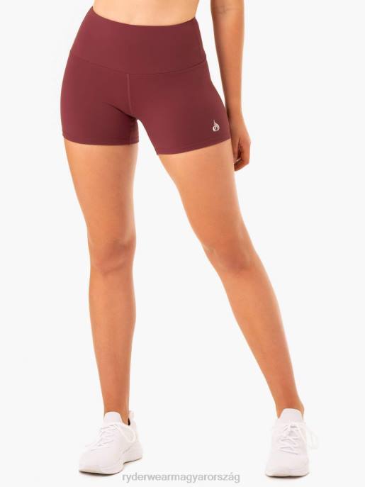 ruházat Ryderwear kapcsos crunch bum booty rövidnadrág Burgundia nők B48F667