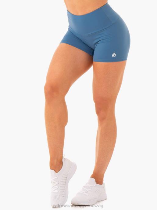 ruházat Ryderwear kapcsos crunch bum booty rövidnadrág acél kék nők B48F692