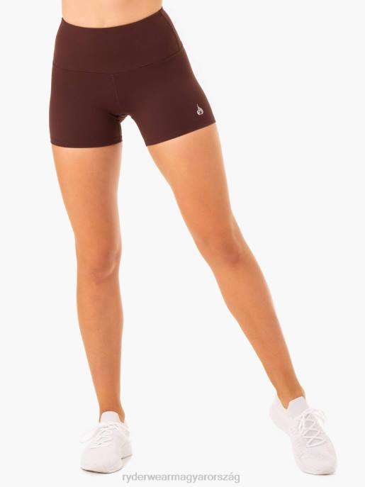 ruházat Ryderwear kapcsos crunch bum booty rövidnadrág csokoládé nők B48F666