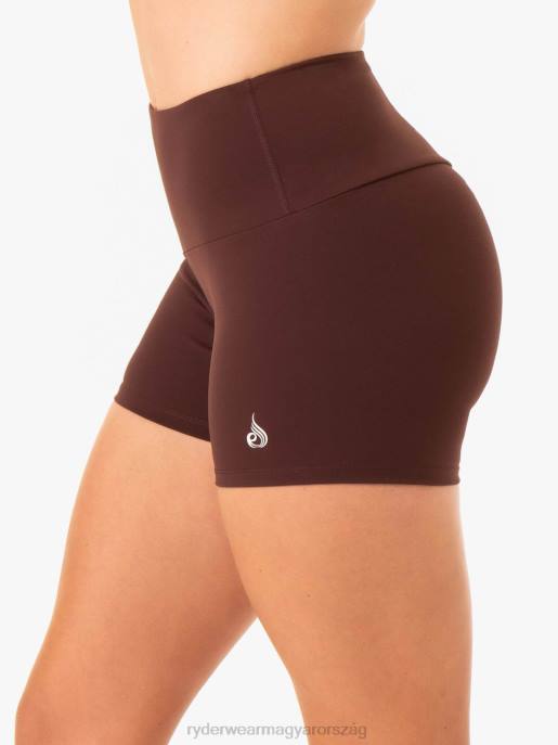 ruházat Ryderwear kapcsos crunch bum booty rövidnadrág csokoládé nők B48F666