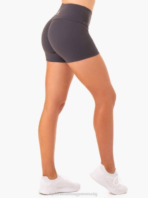 ruházat Ryderwear kapcsos crunch bum booty rövidnadrág faszén nők B48F664