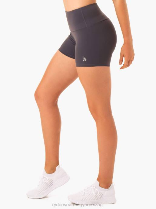 ruházat Ryderwear kapcsos crunch bum booty rövidnadrág faszén nők B48F664
