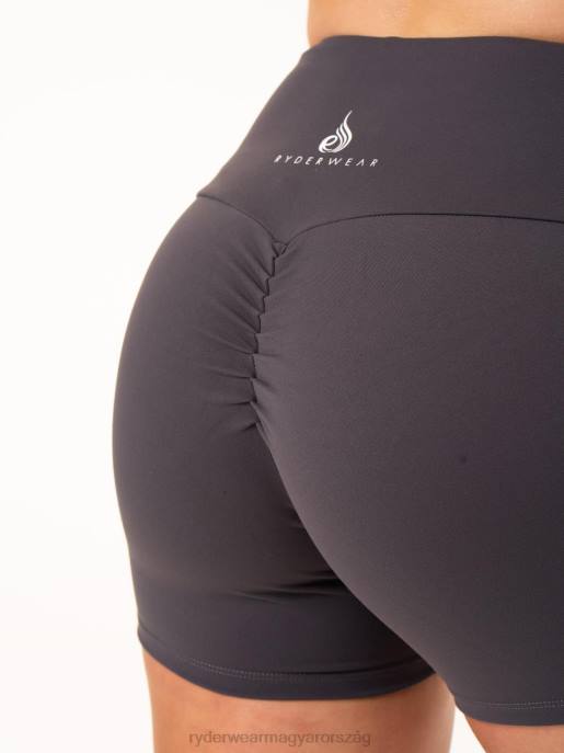 ruházat Ryderwear kapcsos crunch bum booty rövidnadrág faszén nők B48F664