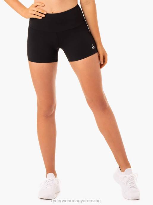 ruházat Ryderwear kapcsos crunch bum booty rövidnadrág fekete nők B48F693