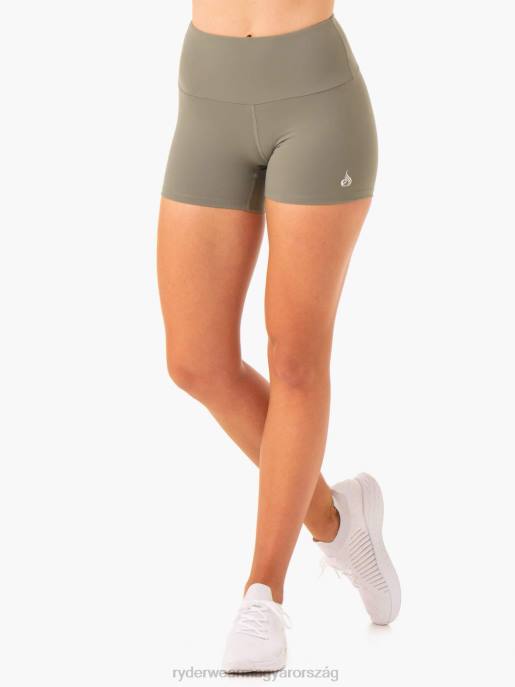 ruházat Ryderwear kapcsos crunch bum booty rövidnadrág khaki nők B48F665