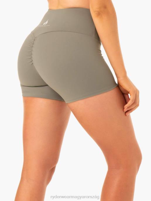 ruházat Ryderwear kapcsos crunch bum booty rövidnadrág khaki nők B48F665