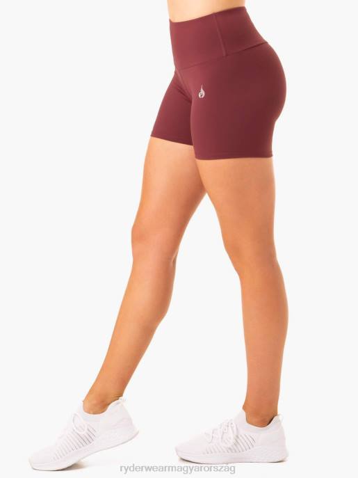 ruházat Ryderwear kapcsos scrunch bum közepes hosszúságú rövidnadrág Burgundia nők B48F675