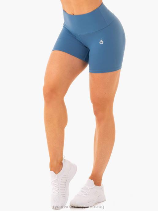 ruházat Ryderwear kapcsos scrunch bum közepes hosszúságú rövidnadrág acél kék nők B48F690