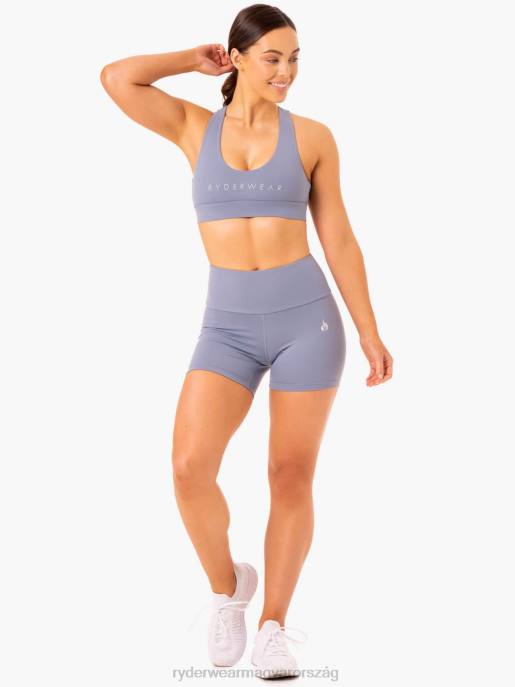 ruházat Ryderwear kapcsos scrunch bum közepes hosszúságú rövidnadrág acélszürke nők B48F634