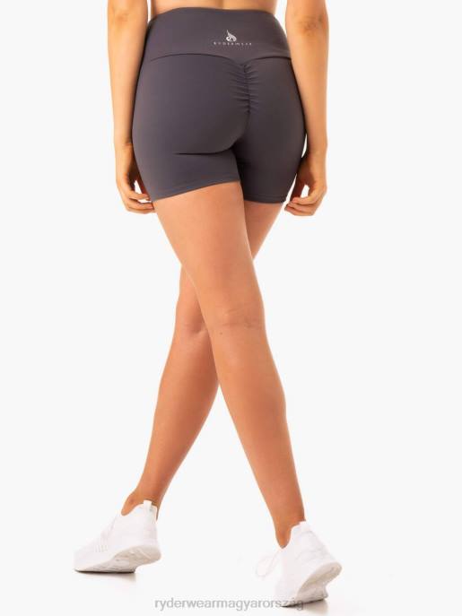 ruházat Ryderwear kapcsos scrunch bum közepes hosszúságú rövidnadrág faszén nők B48F672